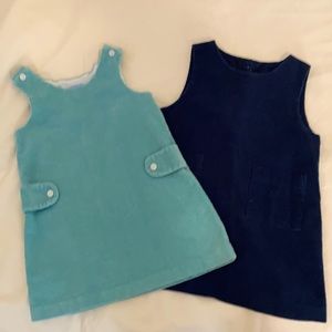 Bundle corduroy dresses size 4.